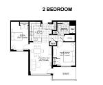 2 Bedroom Floor Plan