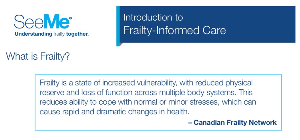 SeeMee Infographic on Frailty