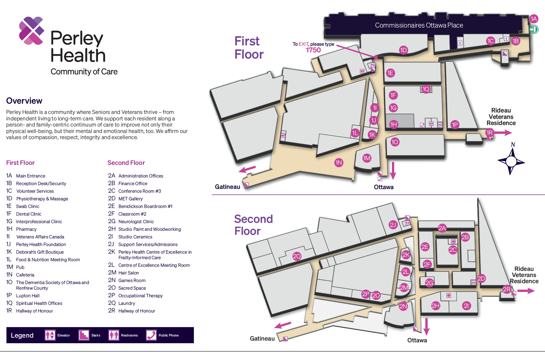 Perley Health Building Map Preview